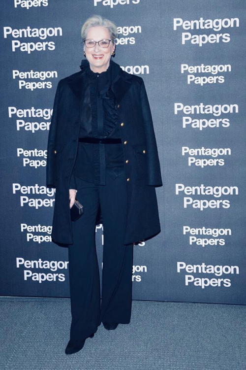 Merryl Streep  pentagone  premiere