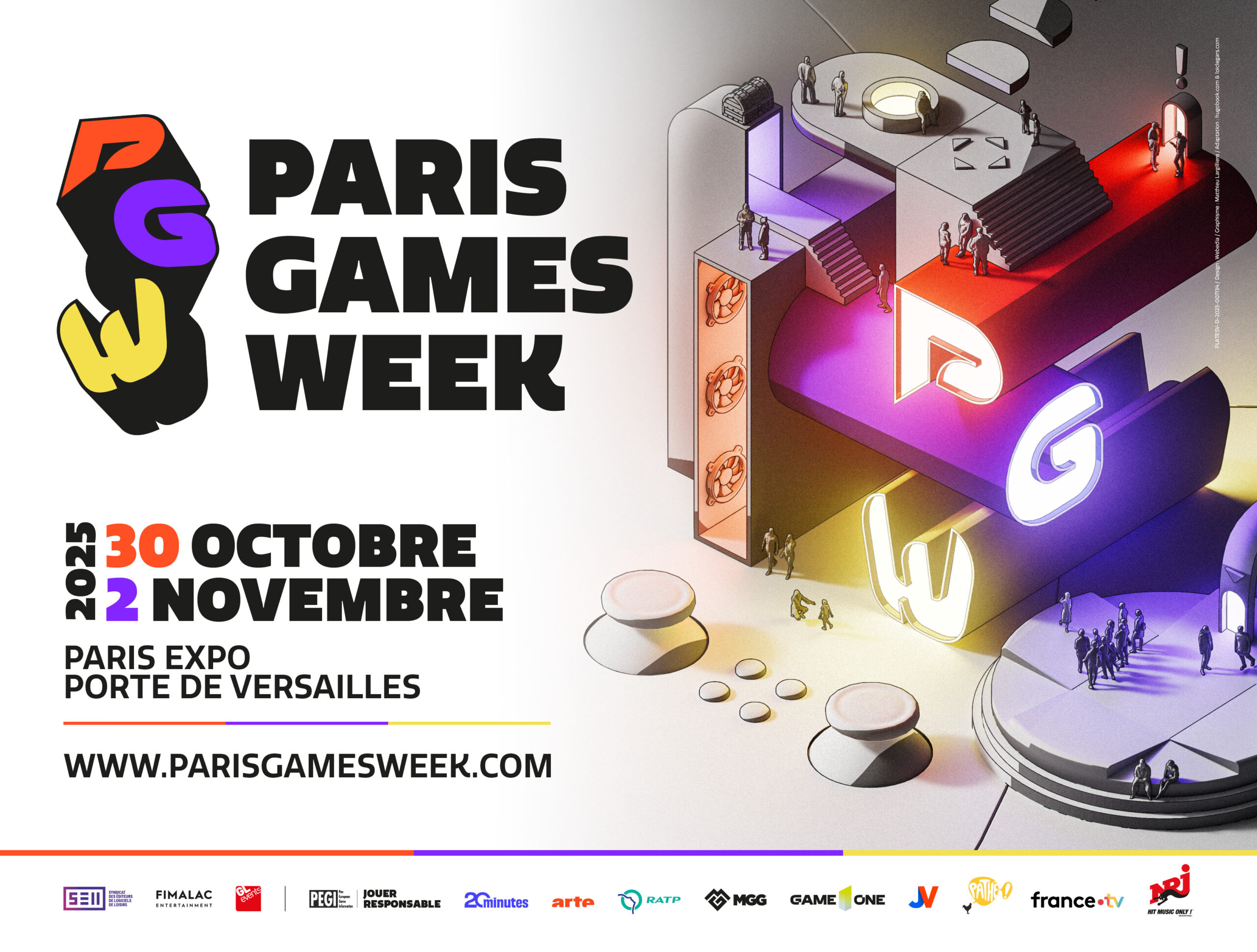 Press Start : la Paris Games Week 2025 entre dans la partie ! du 30 Oct au 2 Nov 2025