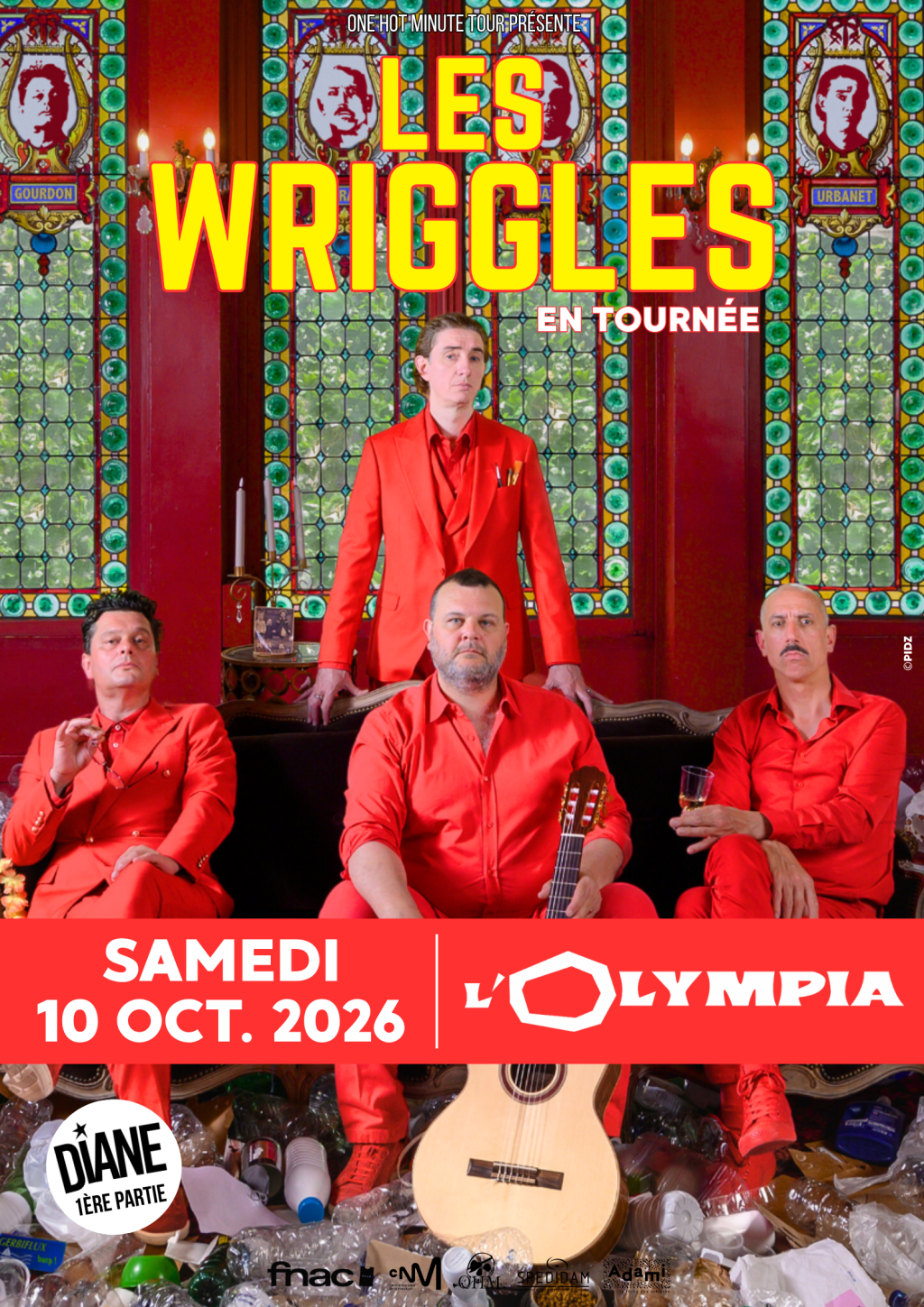 Les Wriggles se mettent en quatre à l’Olympia le 10 octobre 2026
